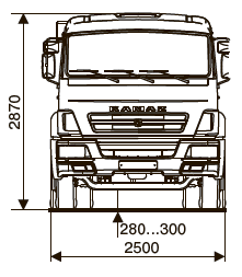 Шасси KАМАZ - 65115-48 (А5)